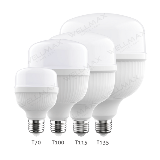 Wellmax LED T Bulb, Ballet Series, 40W, Cool White
