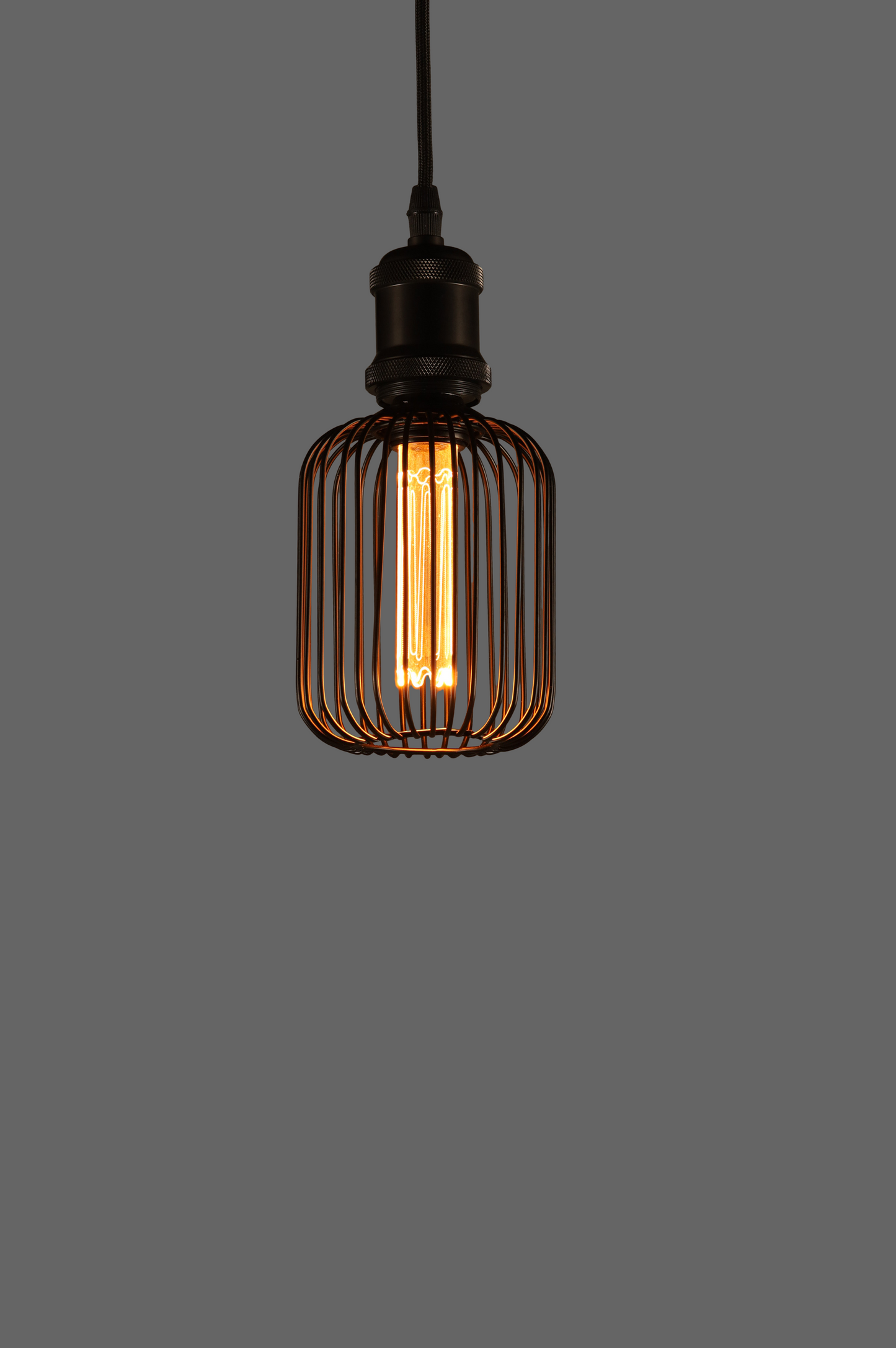 لمبة ديكور LED بتصميم "القفص الصناعي": لمسة عصرية ودفء عتيق