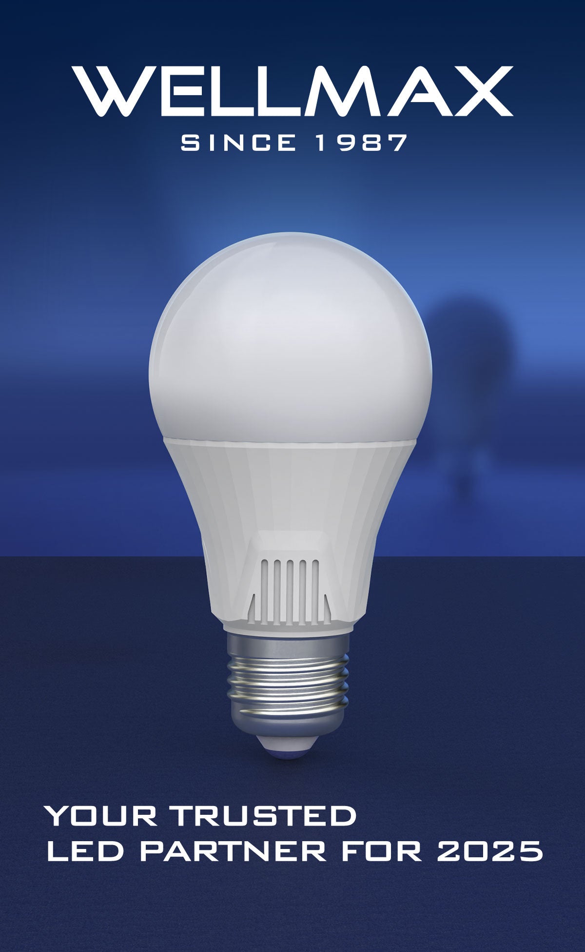 Wellmax LED A Bulb, Ballet Series, 9W With Motion Sensor, Cool White