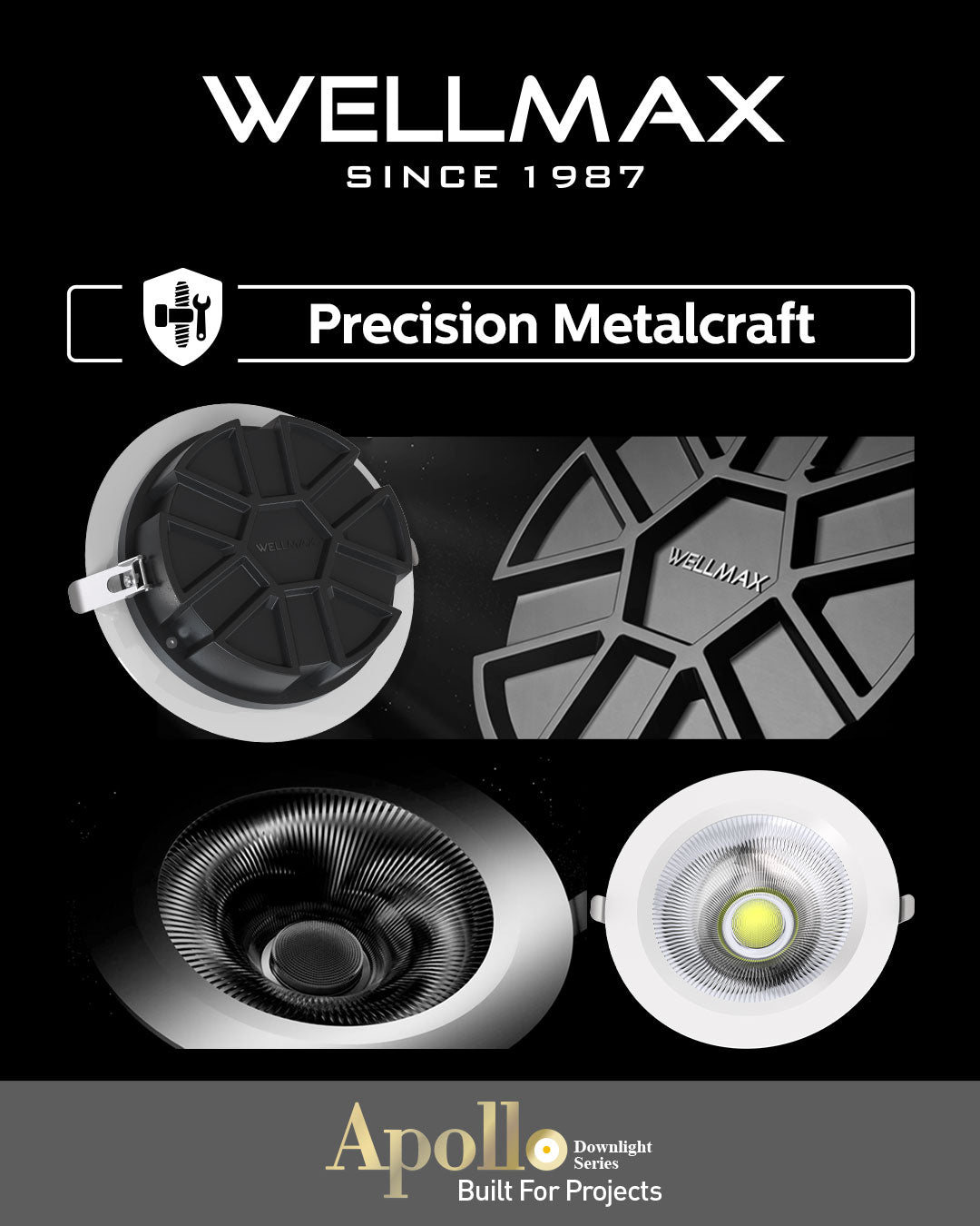 Wellmax Apollo Down Light 10 W - Cool White