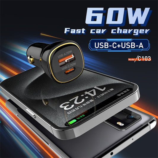 LDNIO Car Charger 60W C103