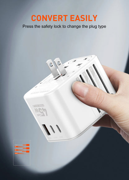 LDNIO Travel Adapter with PD 45W Z8