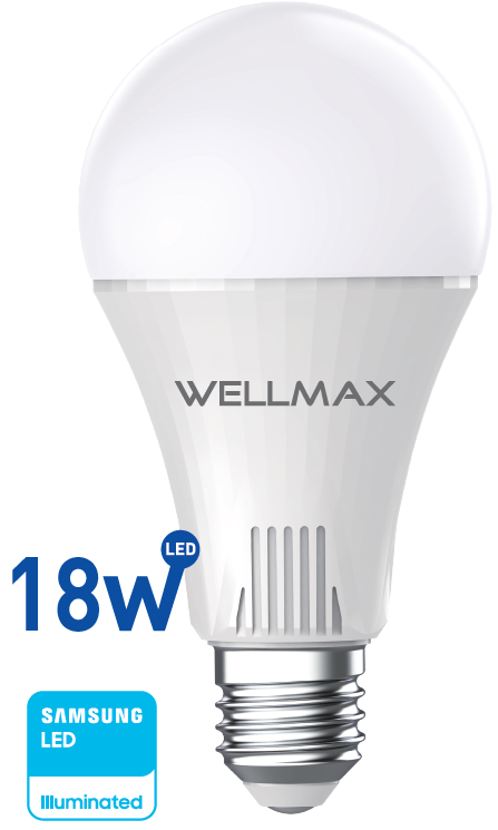 Wellmax LED A Bulb, Ballet Series, 18W