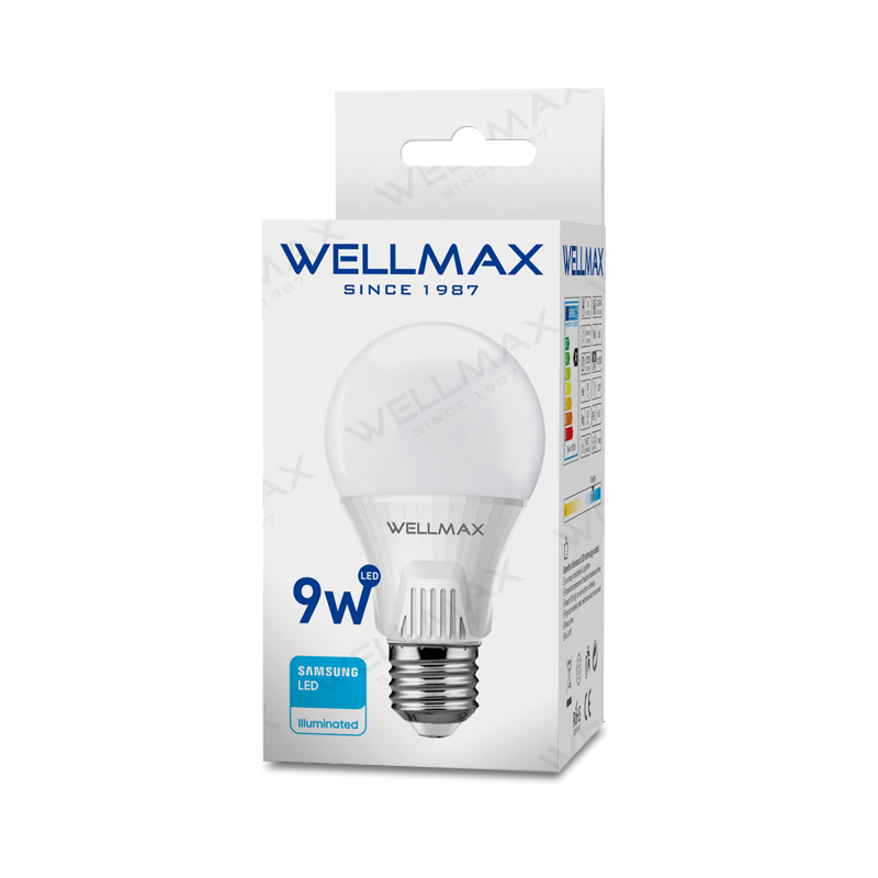 Wellmax LED A Bulb, Ballet Series, 9W, Cool White – Litey Store