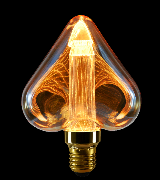 LED Decor Bulb D_XX_110 (Heart Shape): Professional Elegance & Unique Design