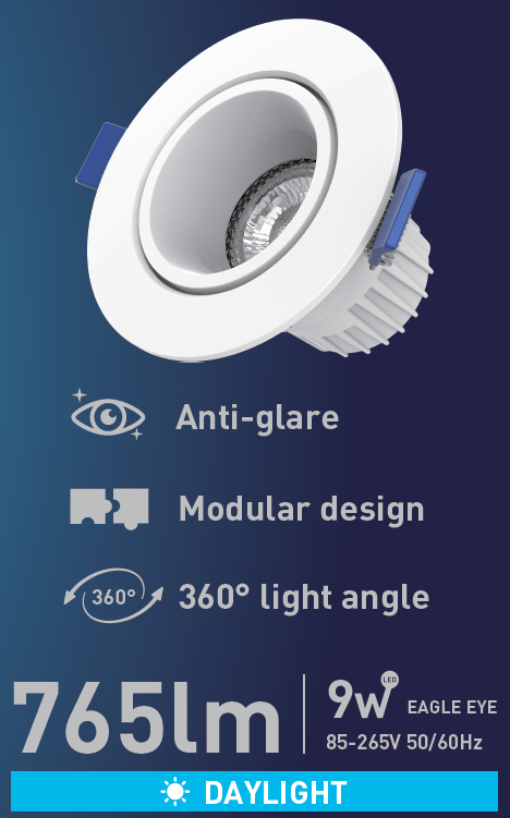 Wellmax Spotlight, Eagle Eye PRO Series, 9W