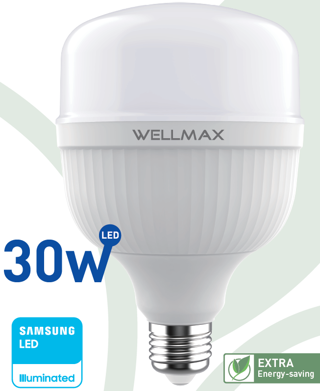 Wellmax LED T Bulb, Ballet Series, 30W