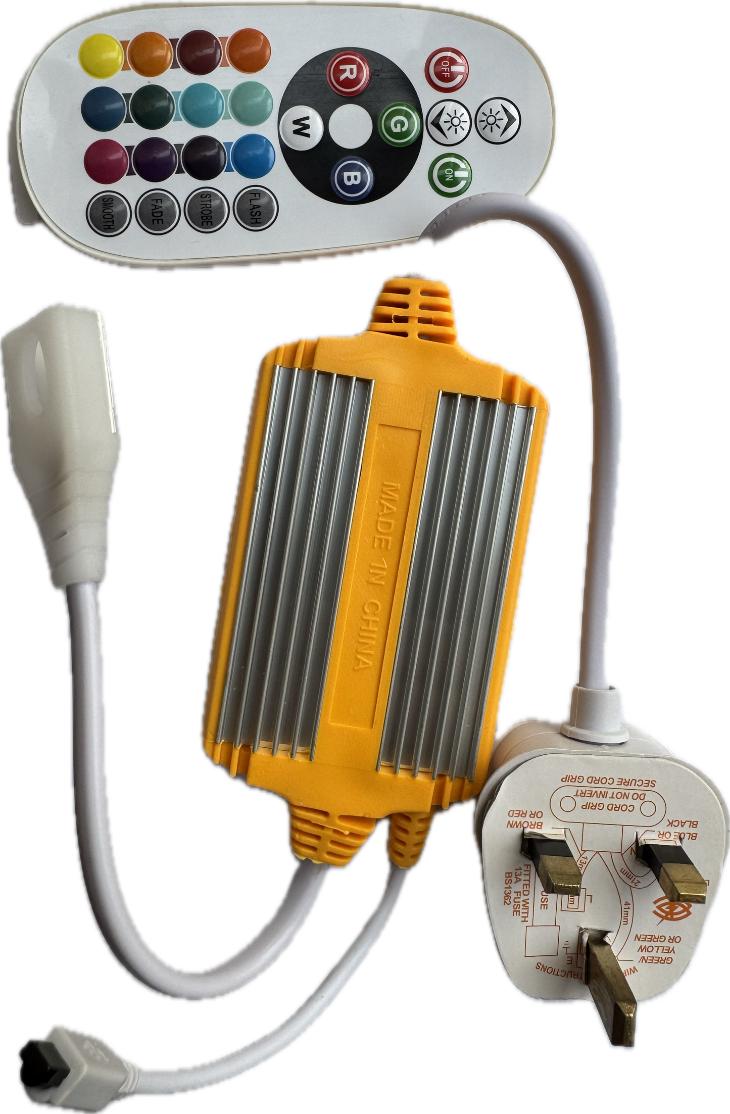 Wellmax Power Plug – RGB LED Strip Light, 6 W/m + Remote Control