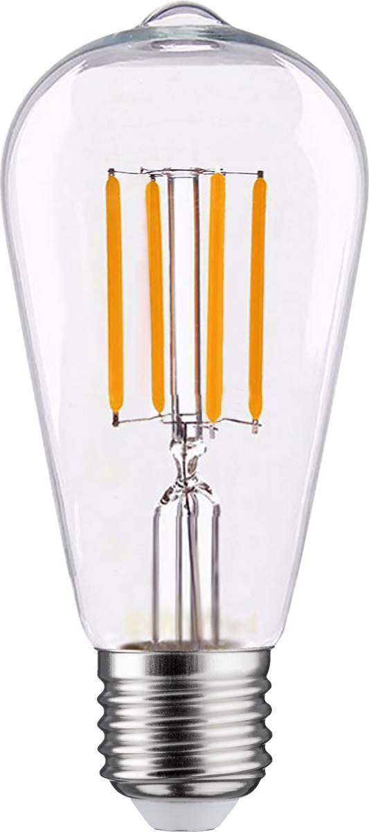 Wellmax LED Filament Bulb ST64, 8W, E27, Warm