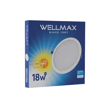 Wellmax, Downlight Recessed, Sunlight Series 2.0, 18W