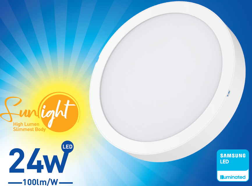 Wellmax, Downlight Surface, Sunlight Series 2.0, 24W