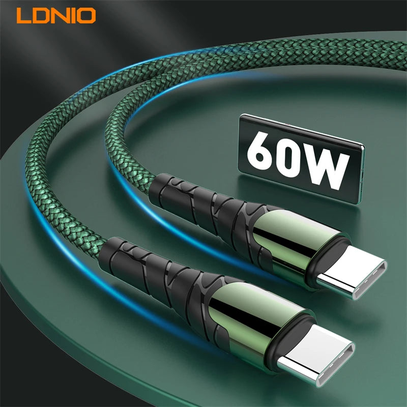 LDNIO Type C-C Cable 65W LC101